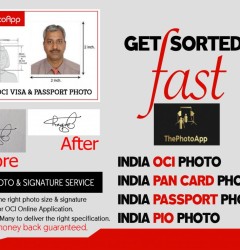 India OCI Visa Photo